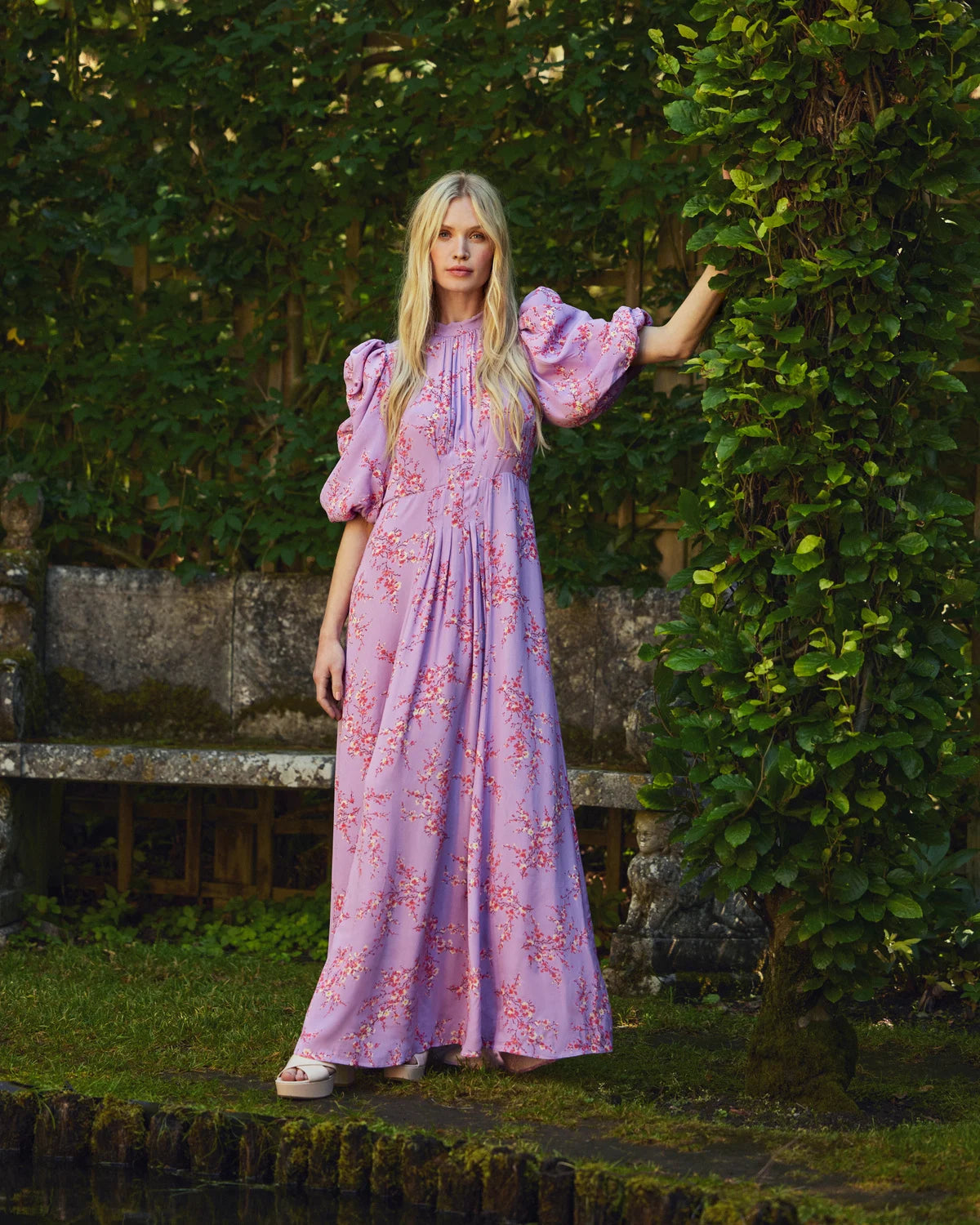 Spring Tieback Gown - Cherry Blossom