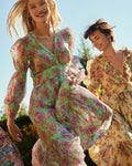 Georgette Maxi Dress - Summer Flowers
