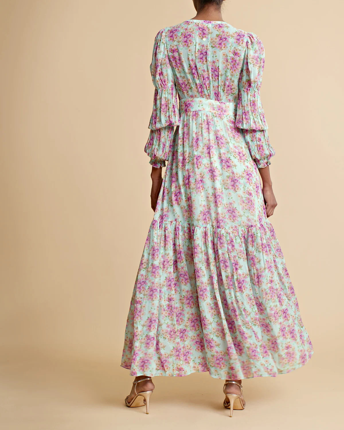 Georgette Maxi Dress - Summer Flowers