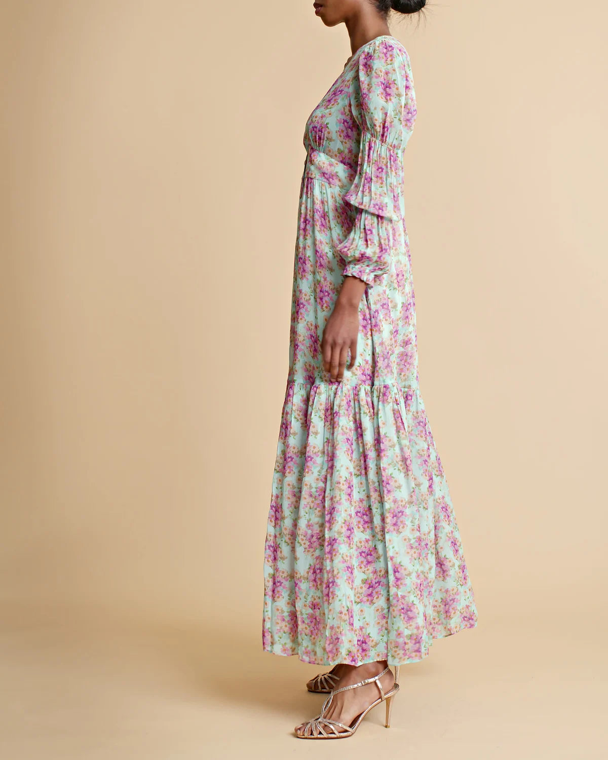 Georgette Maxi Dress - Summer Flowers