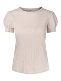Madeleine Linen Tee - Beige