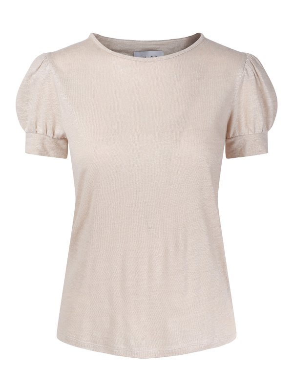 Madeleine Linen Tee - Beige