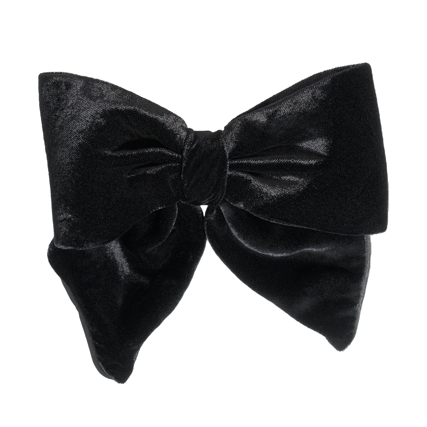 Luxury Bow Silk Velvet - Svart