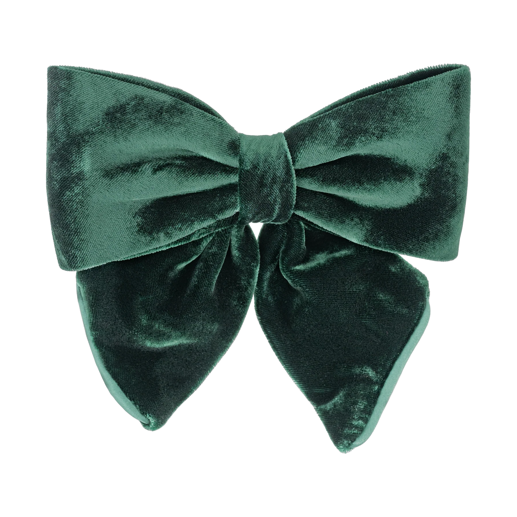 Luxury Bow Silk Velvet - Grön
