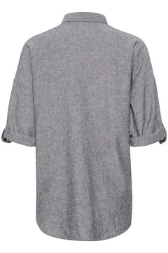 KikoIW Shirt - Marine Blue Melange