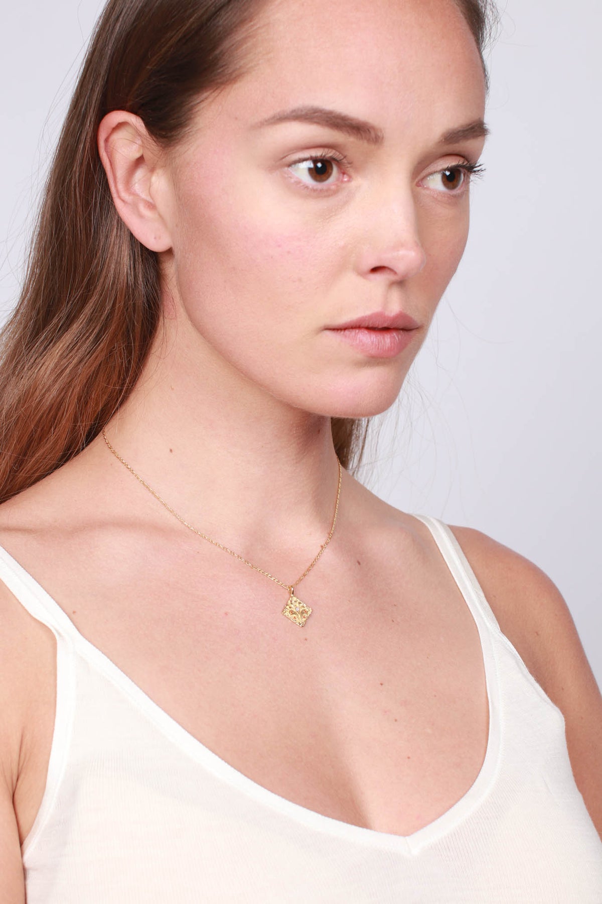 Fawn Necklace - Gold - Maanesten - Tilbehør - VILLOID.no