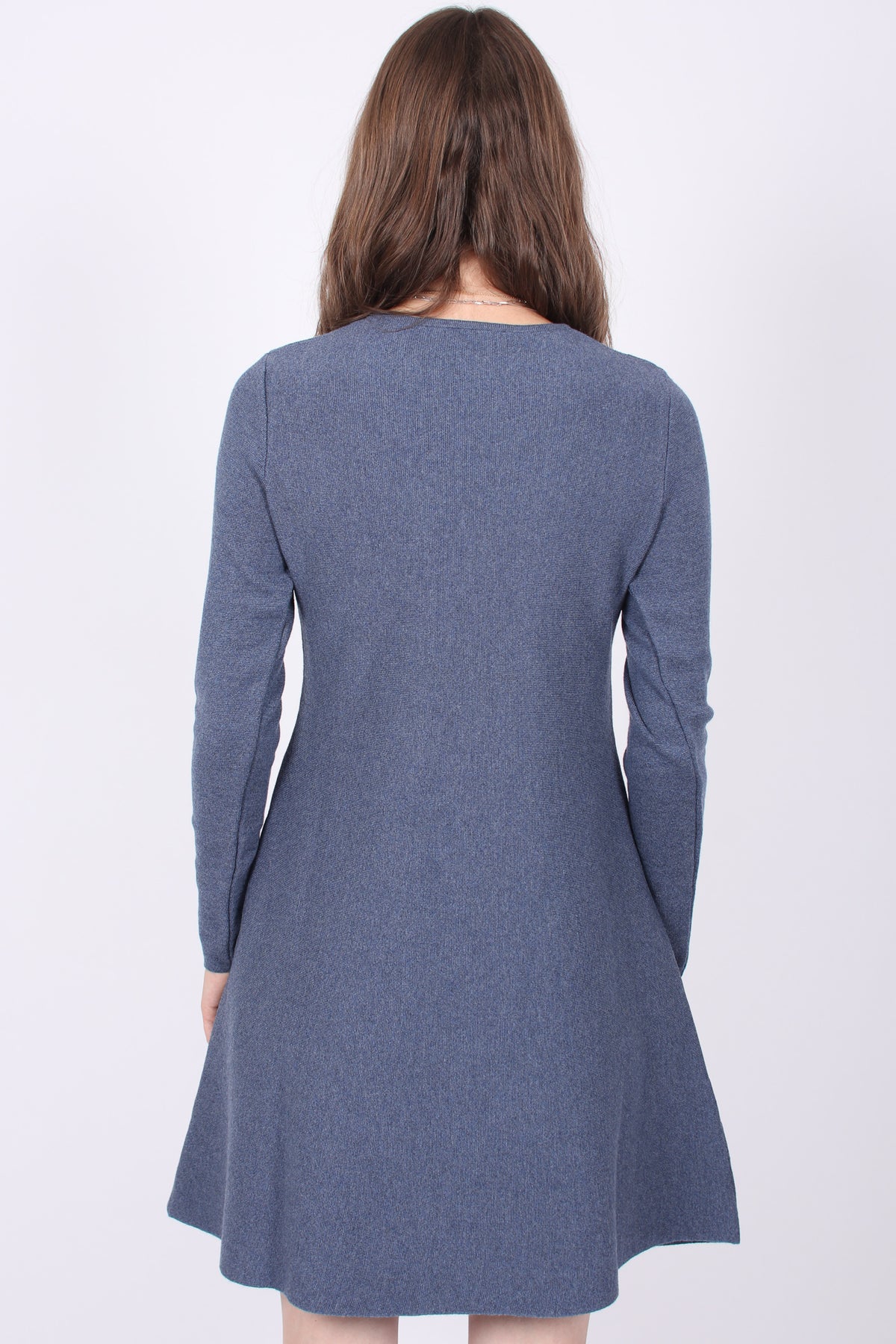Cecilie Merino Dress - Blue - Ella & il - Kjoler - VILLOID.no