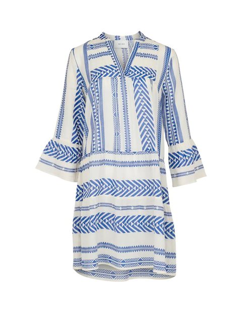 Gunvor Aztec Dress - Blue - Neo Noir - Kjoler - VILLOID.no