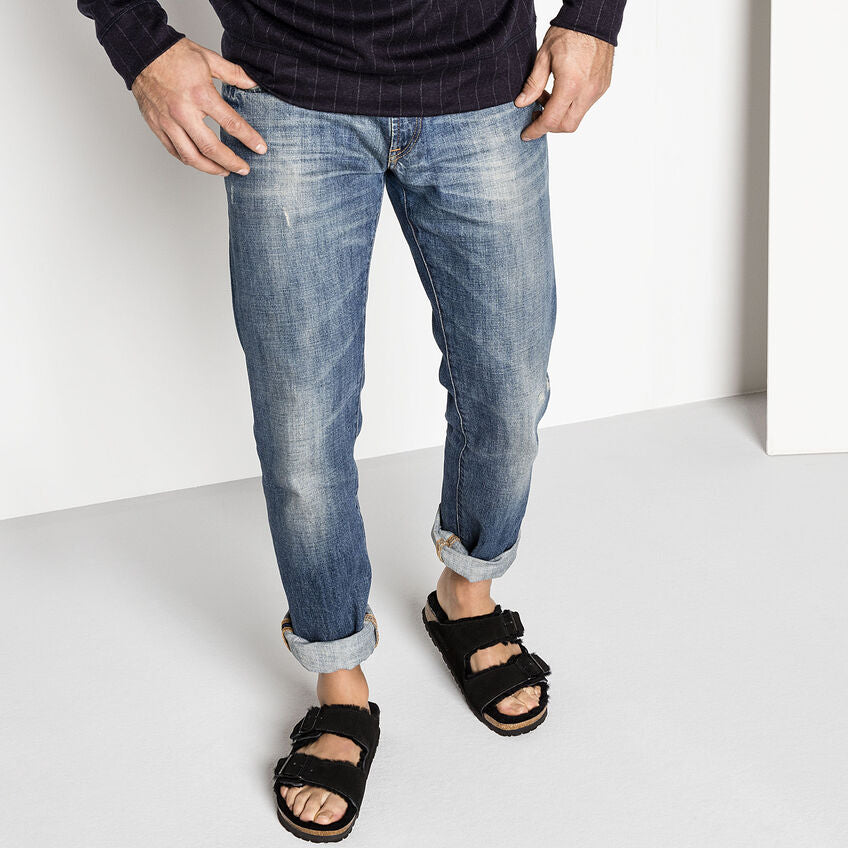 Arizona Shearling Narrow - Svart