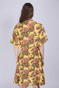 Draped Short Dress - Aspen Gold - MAUD - Kjoler - VILLOID.no