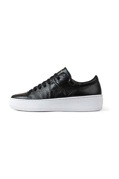 Cloud Fat - Tumbled Leather - Black - Jim Rickey - Sko - VILLOID.no