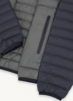1279P Opaque Autumn Down Jacket - Navy Blue/Vulcan