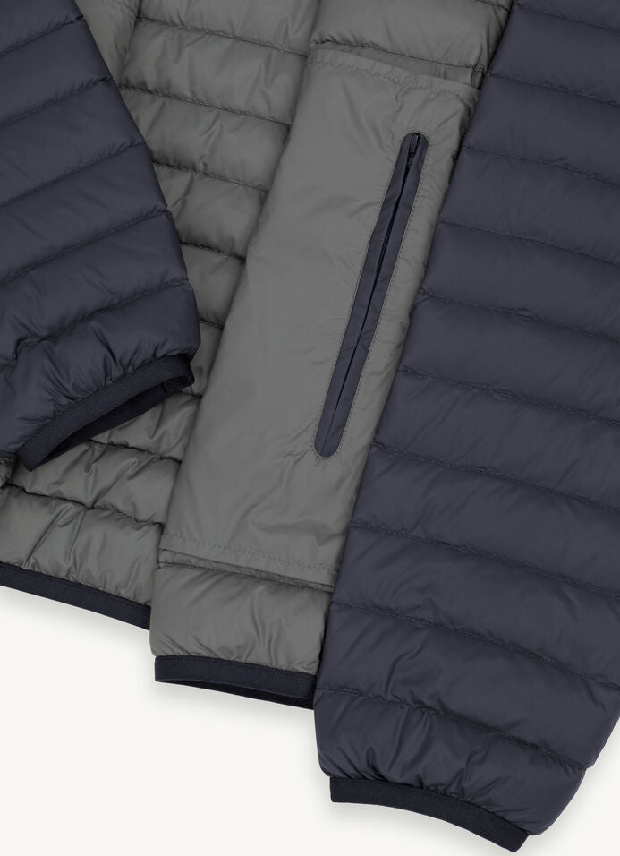 1279P Opaque Autumn Down Jacket - Navy Blue/Vulcan