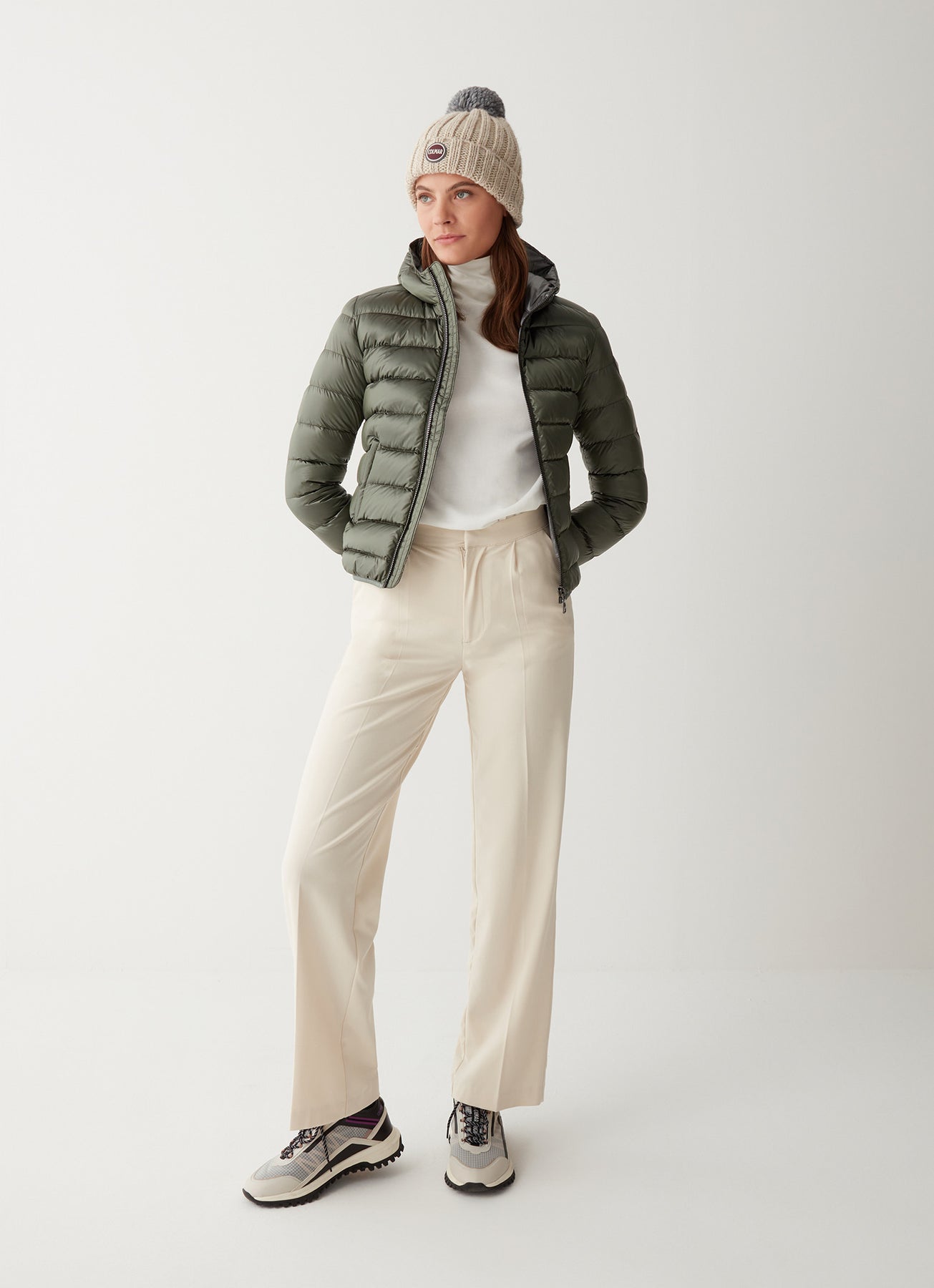 2286N Iridescent Down Jacket - Underwood/Dark Steel