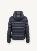 2286N Iridescent Down Jacket - Navy Blue/Dark Steel