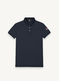 7646 Cotton Polo Shirt - Navy Blue