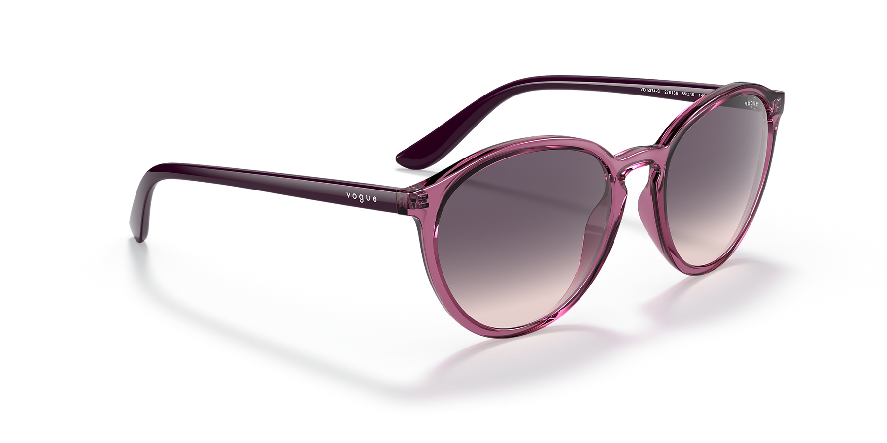 0VO5374S - Transparent lila/grå gradient