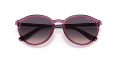 0VO5374S - Transparent Violet/Grey Gradient