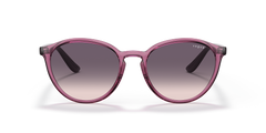 0VO5374S - Transparent Violet/Grey Gradient