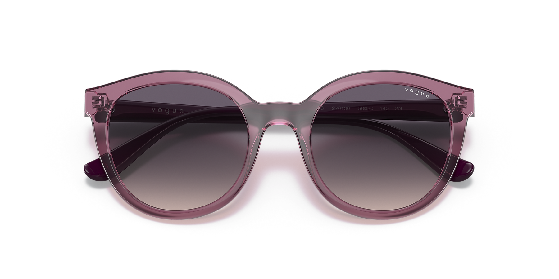 0VO5427S - Transparent Purple/Pink Gradient Dark Grey