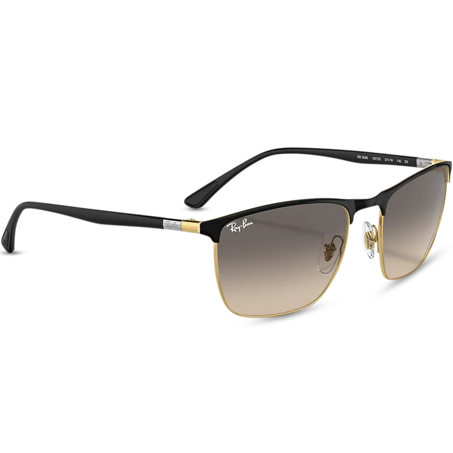 Ray-Ban RB3686 - Gold - Matte Black