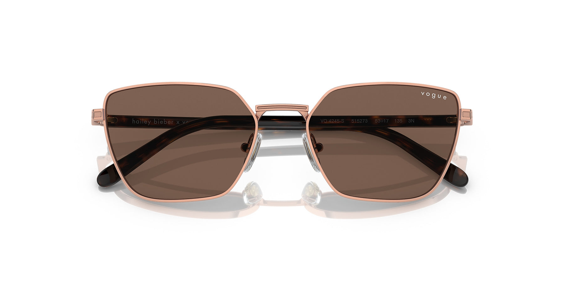 0VO4245S - Rose Gold/Dark Brown