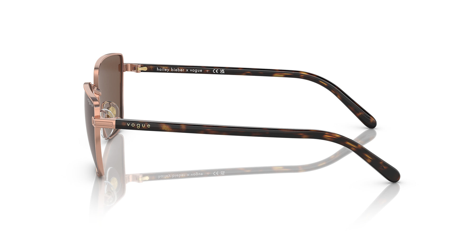 0VO4245S - Rose Gold/Dark Brown