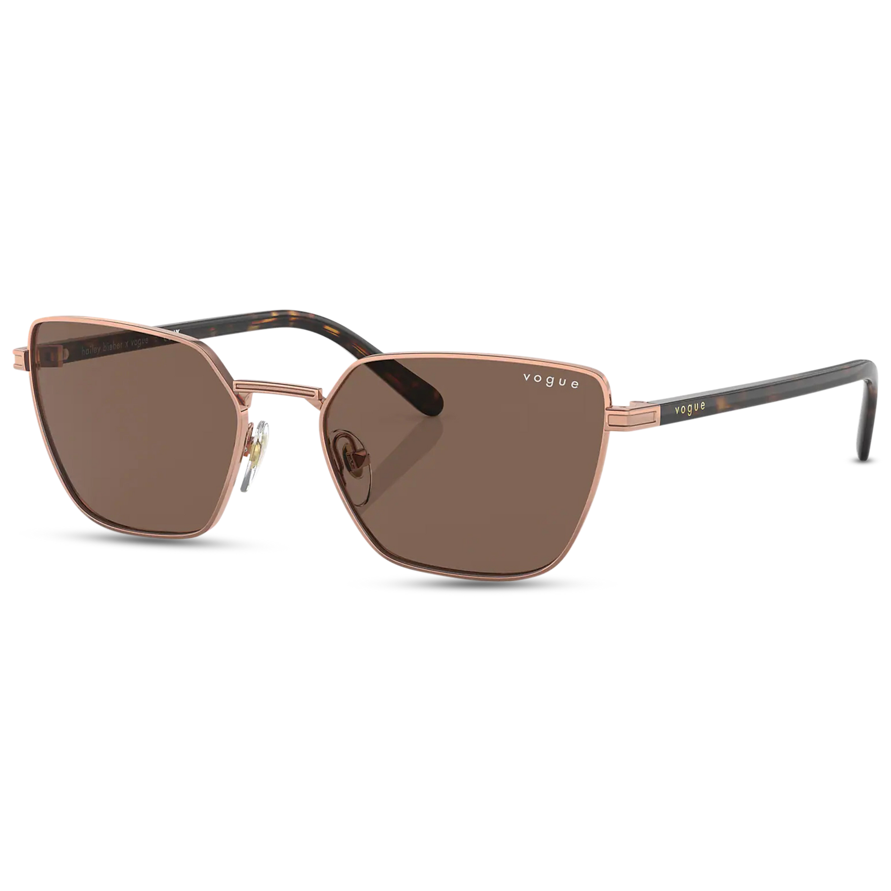 0VO4245S - Rose Gold/Dark Brown