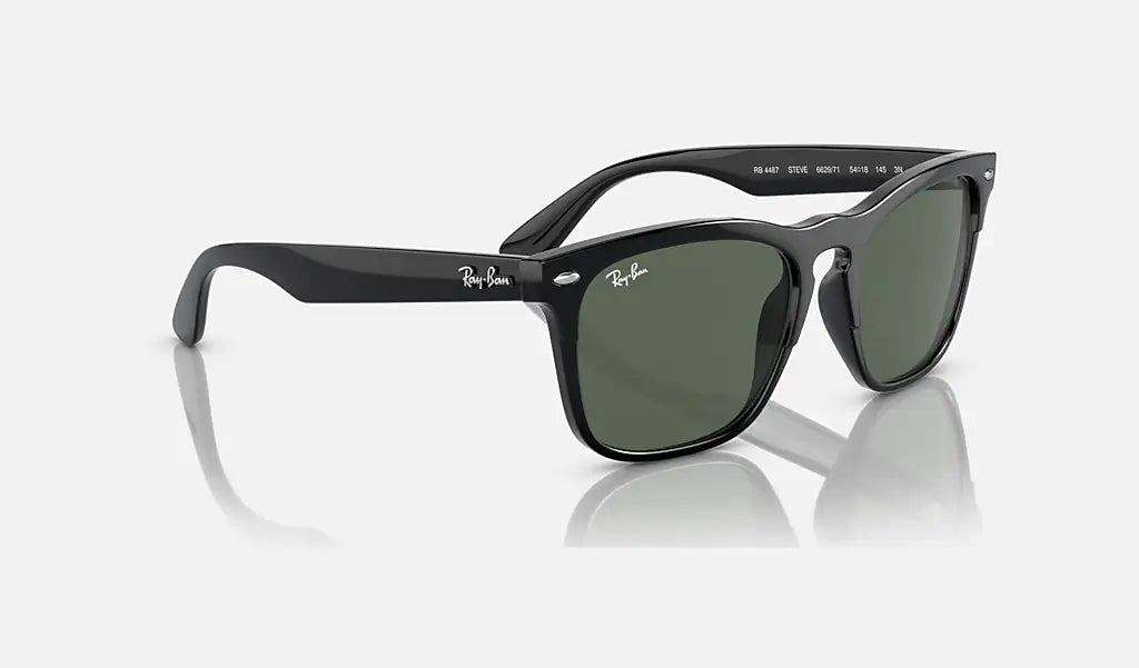 Ray-Ban Steve - Svart / Dark Green Classic