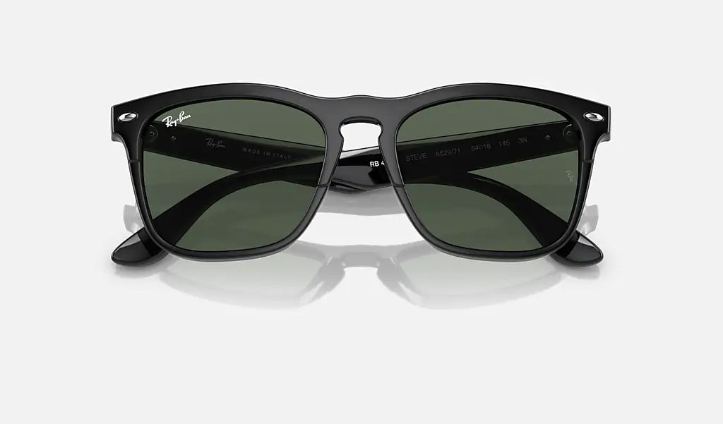 Ray-Ban Steve - Svart / Dark Green Classic