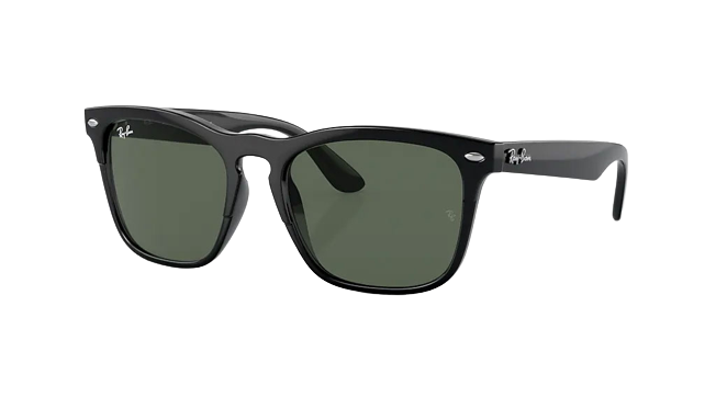 Ray-Ban Steve - Svart / Dark Green Classic