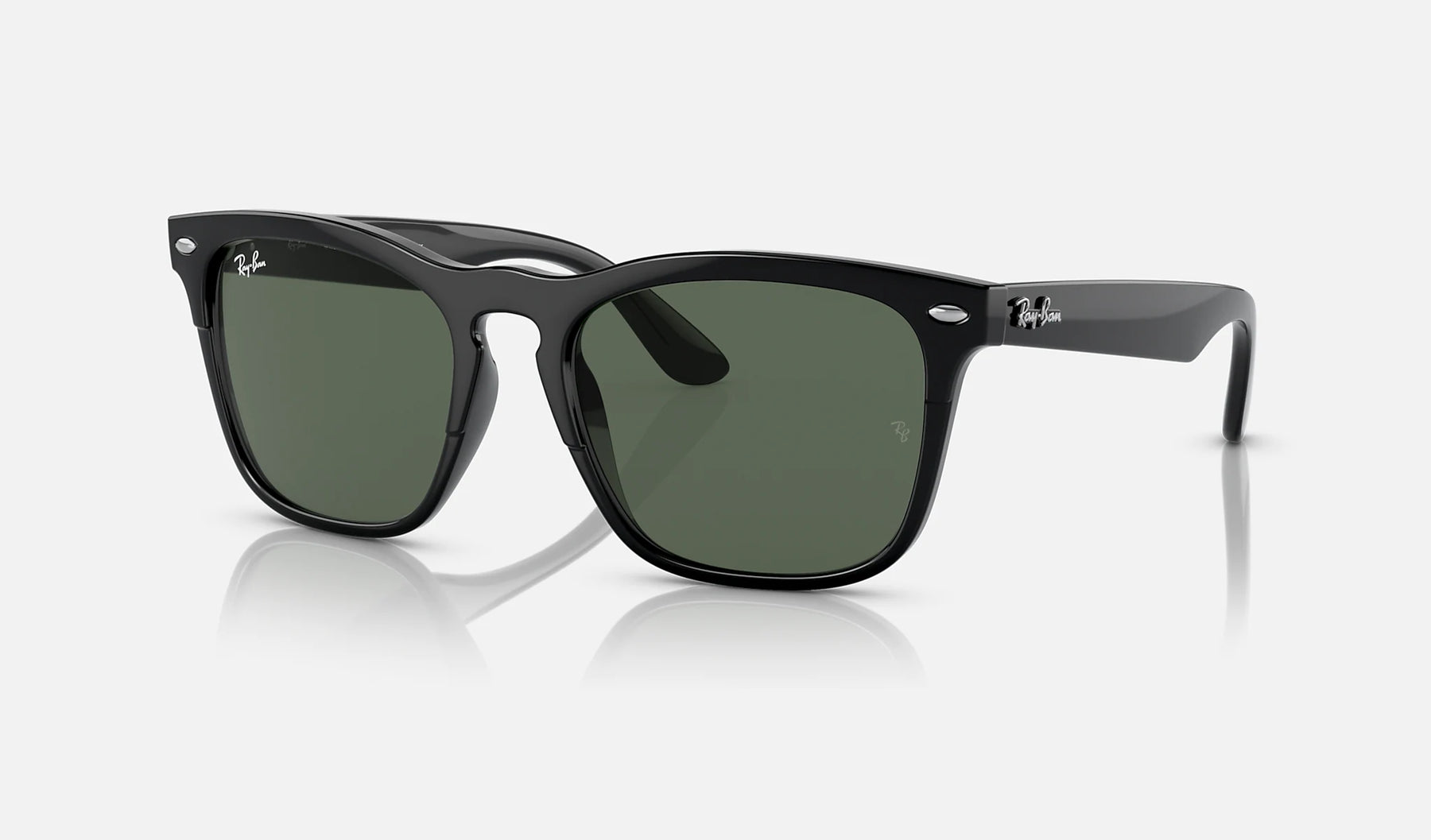 Ray-Ban Steve - Svart / Dark Green Classic