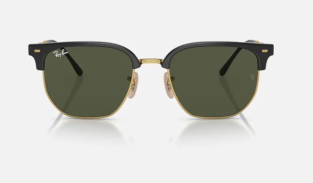New Clubmaster - Black On Arista - Green Classic