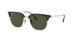 New Clubmaster - Black On Arista - Green Classic