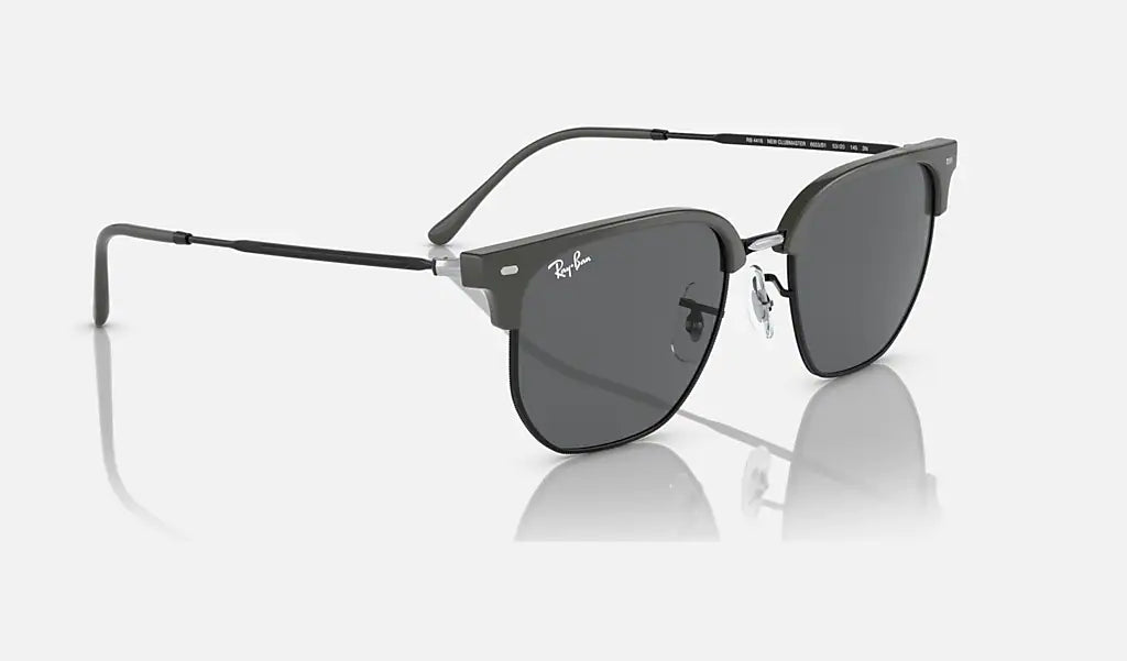 New Clubmaster - Grey On Black - Dark Grey Classic