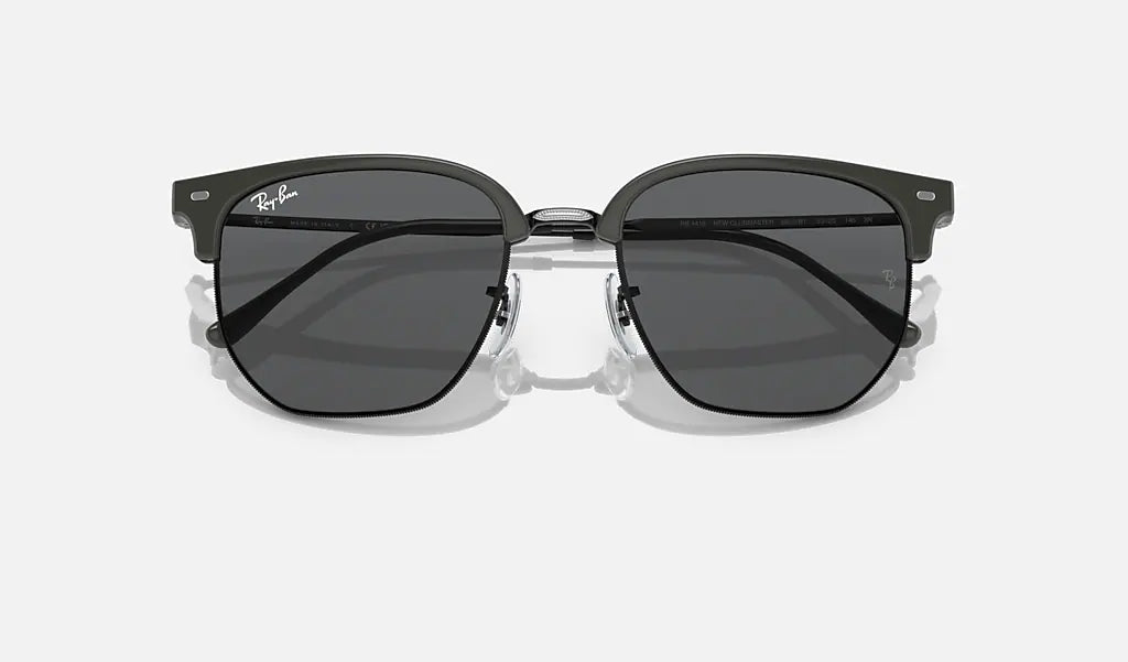New Clubmaster - Grey On Black - Dark Grey Classic