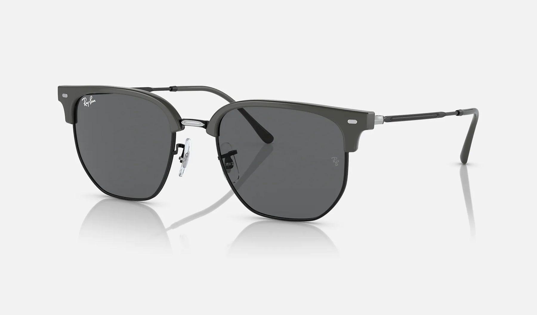 New Clubmaster - Grey On Black - Dark Grey Classic