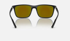 RB4385 - Matte Black - Green/Blue Mirror Chromance