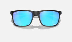 RB4385 - Matte Black - Green/Blue Mirror Chromance