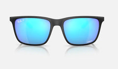 RB4385 - Matte Black - Green/Blue Mirror Chromance