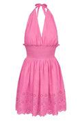 Evelyn Dress - Lipstick Pink