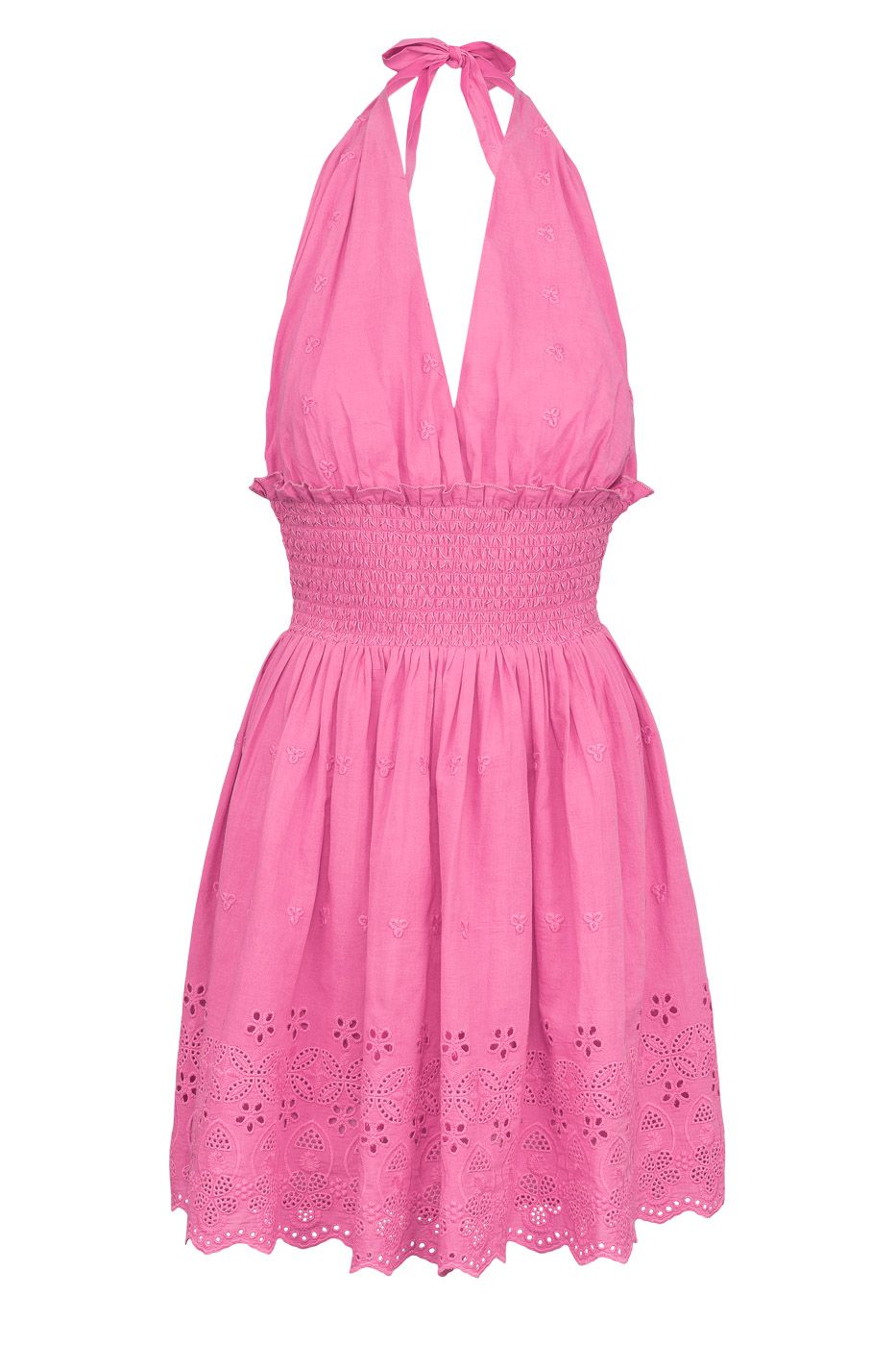 Evelyn Dress - Lipstick Pink
