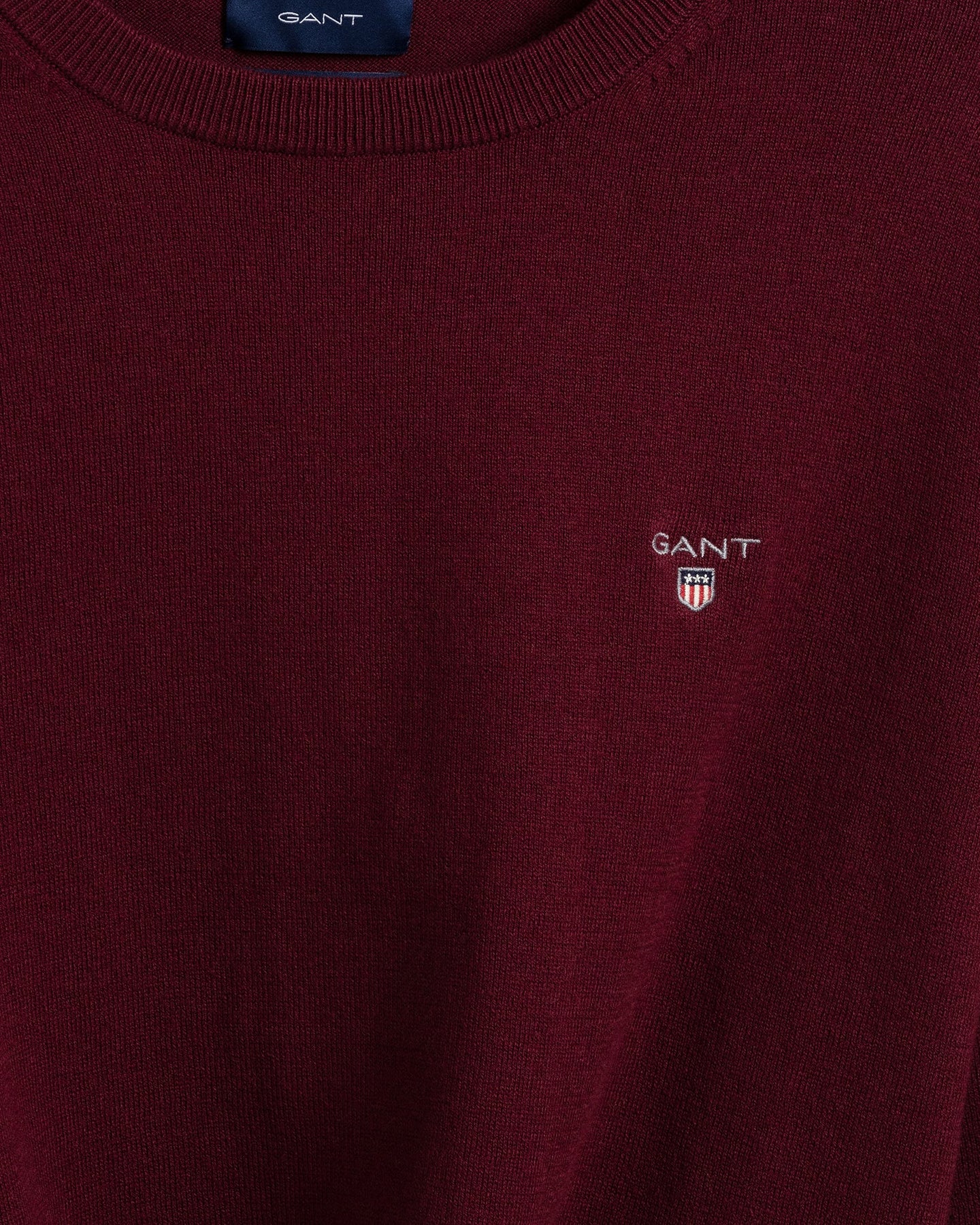 Cotton Wool C-Neck - Port Red