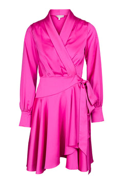 Iza Mini Dress - Lipstick Pink