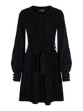 Elsie Merino Dress - Black - Ella & il - Kjoler - VILLOID.no