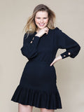 Florence Merino Dress - Black - Ella & il - Kjoler - VILLOID.no