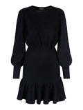 Florence Merino Dress - Black - Ella & il - Kjoler - VILLOID.no
