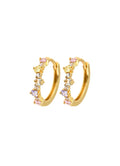 Mixed Medium Hoops - Pastel