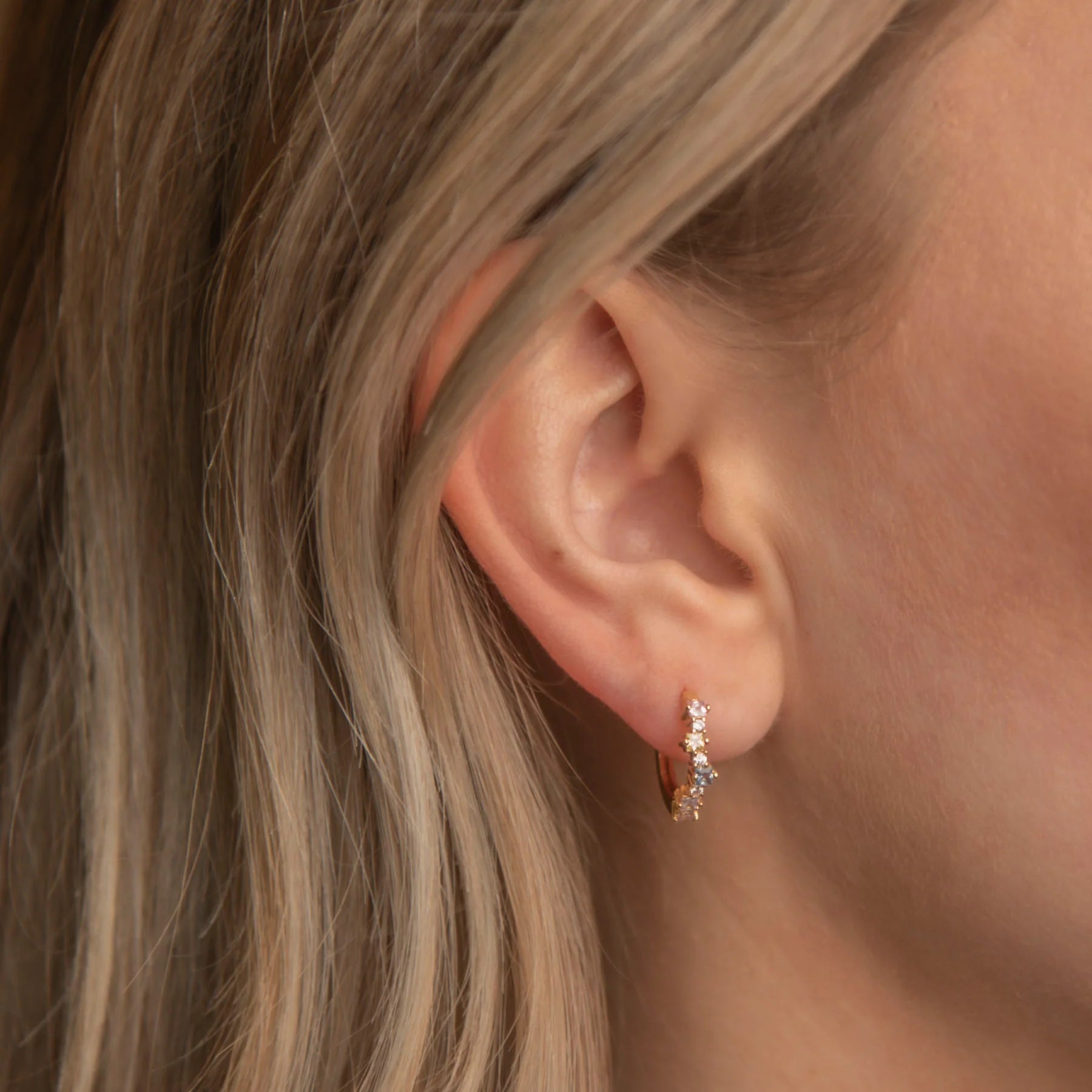 Mixed Medium Hoops - Pastel