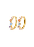 Mixed Medium Hoops - Bright